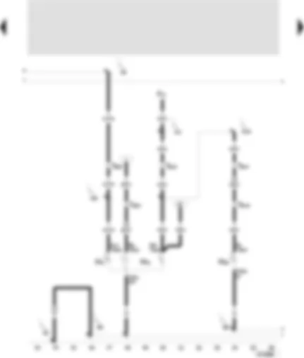 Wiring Diagram  SEAT TOLEDO 2001 - Turn signal bulb - rear left - brake/tail light bulb - left - high level brake light bulb