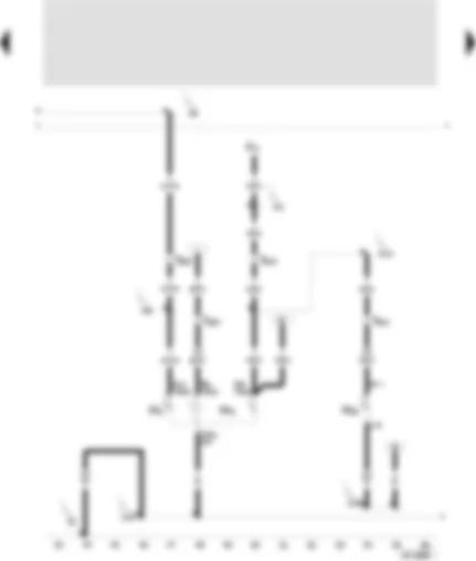 Wiring Diagram  SEAT TOLEDO 2001 - Turn signal bulb - rear left - brake/tail light bulb - left - high level brake light bulb