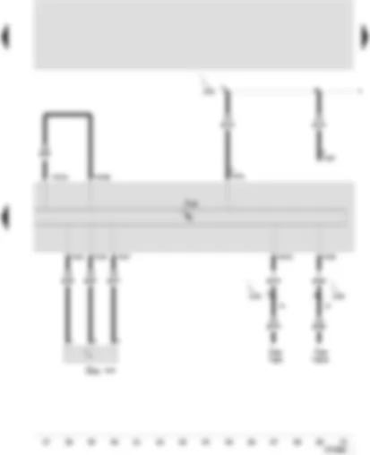 Wiring Diagram  SEAT TOLEDO 2002 - Control unit for ABS with EDS - ASR and ESP - longitudinal acceleration sender