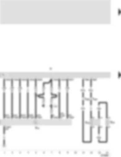 Wiring Diagram  SEAT TOLEDO 2000 - Radio - treble loudspeakers - front - left - bass loudspeakers - front - left - CD changer