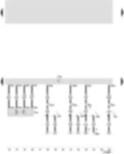 Wiring Diagram  SEAT TOLEDO 2004 - Adjustment control unit - with memory - backrest adjustment motor - driver