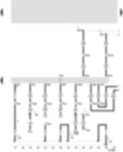 Wiring Diagram  SEAT TOLEDO 2002 - Adjustment control unit - seat with memory