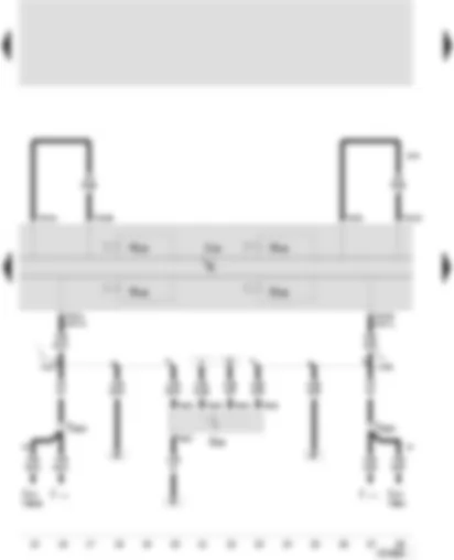 Wiring Diagram  SEAT TOLEDO 2004 - Anti-locking brake system with electronic differential lock - TCS and ESP - steering angle sender