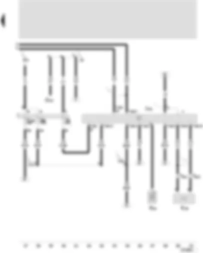 Wiring Diagram  SEAT TOLEDO 2002 - Mobile phone operating electronics control unit - telephone microphone - mobile phone