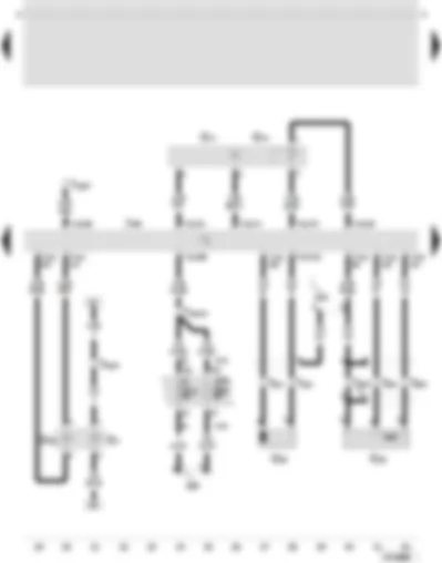 Wiring Diagram  SEAT TOLEDO 2002 - Diesel direct injection system control unit - coolant temperature gauge sender - engine speed sender - intake manifold pressure sender