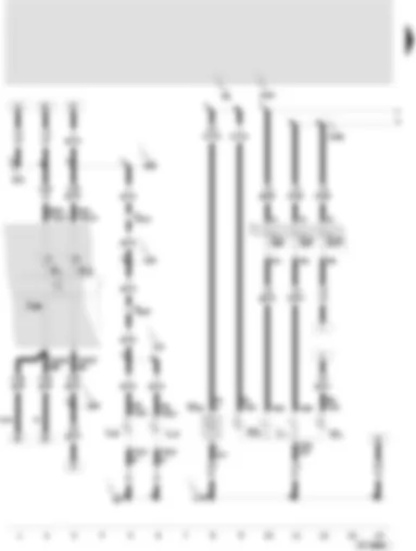 Wiring Diagram  SEAT TOLEDO 2002 - Twin filament bulb/sealed beam insert - left - rear fog light bulb - left - rear fog light bulb - right - side light bulb - left