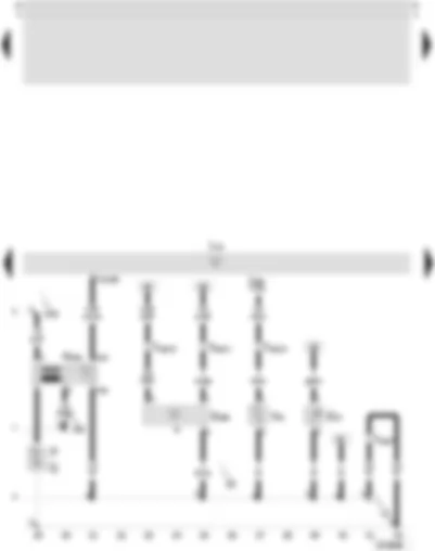 Wiring Diagram  SEAT TOLEDO 2004 - Motronic control unit - engine temperature sender - oil level and oil temperature sender - ignition coil 5 with output stage