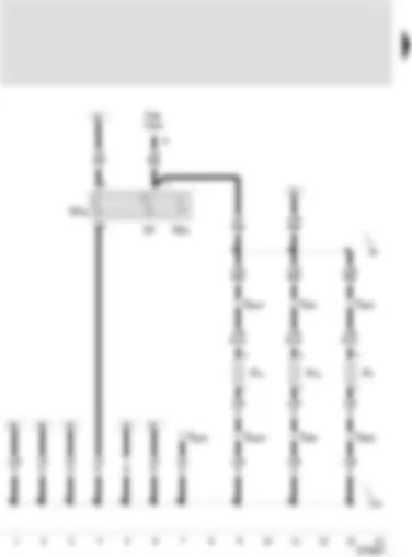 Wiring Diagram  SEAT TOLEDO 2005 - Door contact switch - front passenger