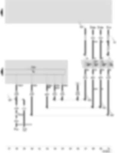 Wiring Diagram  SEAT TOLEDO 2005 - Control unit with display for radio and navigation