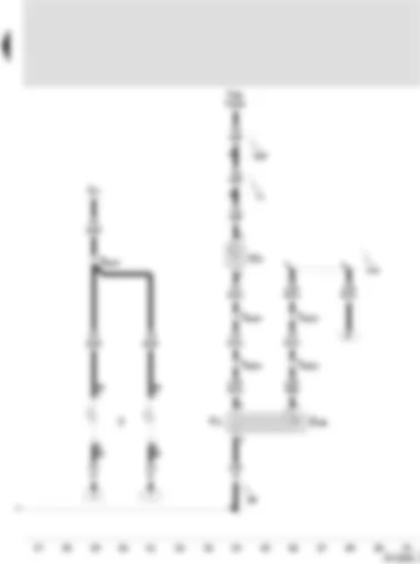 Wiring Diagram  SEAT TOLEDO 2005 - Tailgate/boot lid release switch - luggage compartment light switch - luggage compartment light - number plate light