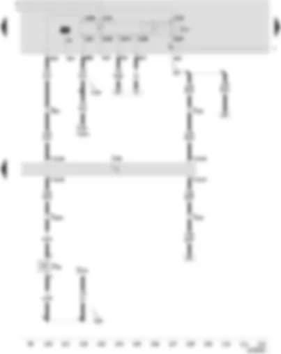 Wiring Diagram  SEAT TOLEDO 2004 - 4LV control unit (injection system) - fuel pump relay - clutch pedal switch