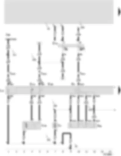 Wiring Diagram  SEAT TOLEDO 2006 - Fresh air blower switch - fresh air and air recirculation flap switch - fresh air and air recirculation warning lamp - fresh air regulator illumination bulb