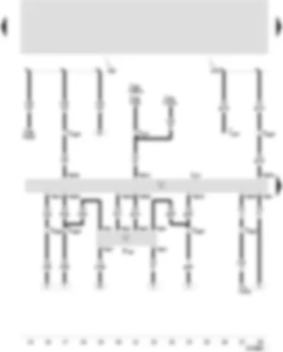 Wiring Diagram  SEAT TOLEDO 2005 - Automatic gearbox control unit - multi-function switch