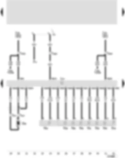 Wiring Diagram  SEAT TOLEDO 2006 - Automatic gearbox control unit - gearbox speed sender - gearbox oil temperature sender - solenoid valve