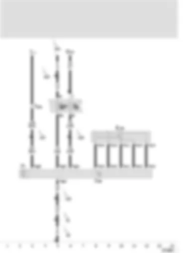 Wiring Diagram  SEAT TOLEDO 2005 - Sliding sunroof adjustment control unit - sliding sunroof adjustment regulator - sliding sunroof motor