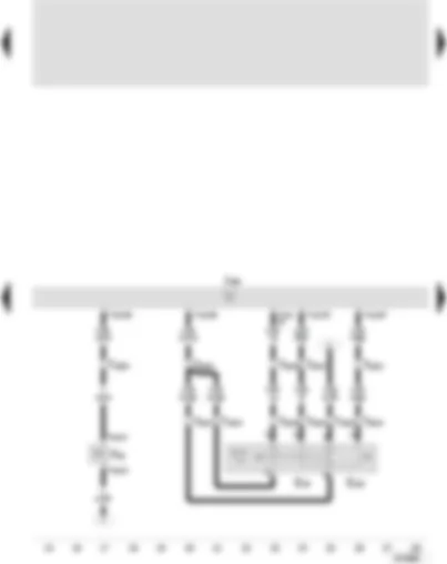 Wiring Diagram  SEAT TOLEDO 2004 - 4AV (injection system) control unit - cruise control system switch - cruise control system (CCS) button (Set) - clutch pedal switch