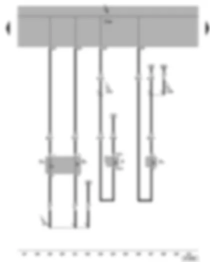 Wiring Diagram  SEAT TOLEDO 2005 - Hazard warning light switch - brake light switch - onboard power supply control unit - brake light switch - reversing lights switch