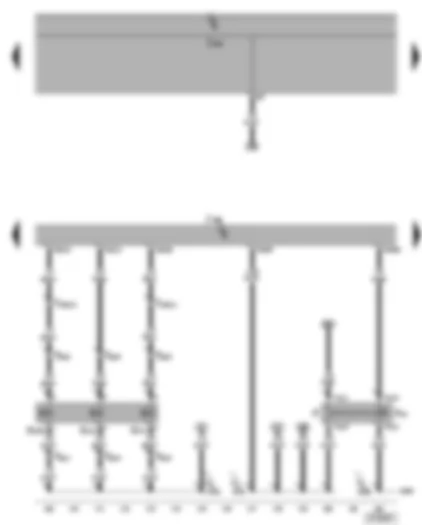 Wiring Diagram  SEAT TOLEDO 2005 - Diesel direct injection system control unit - brake light switch - cruise control system brake pedal switch - exhaust gas recirculation valve - charge pressure control solenoid valve - exhaust gas recirculation cooler change-over valve