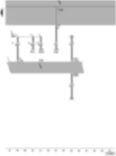 Wiring Diagram  SEAT TOLEDO 2005 - Connection for: Interior monitoring sensor - driver side wiper motor control unit - alarm horn - convenience system central control unit