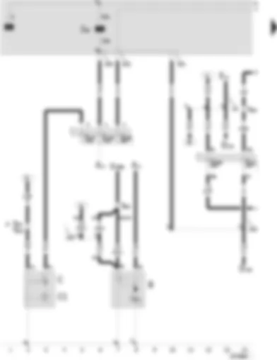 Wiring Diagram  SEAT TOLEDO 2000 - Battery - starter - alternator - voltage regulator - ignition/starter switch - X contact relief relay