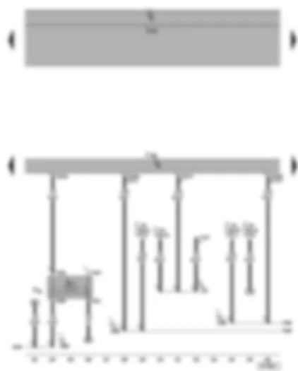 Wiring Diagram  SEAT TOLEDO 2005 - Diesel direct injection system control unit - clutch pedal switch