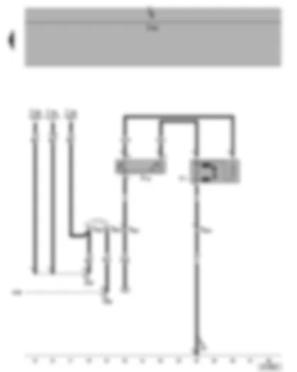 Wiring Diagram  SEAT TOLEDO 2005 - Radiator fan - radiator fan thermo-switch
