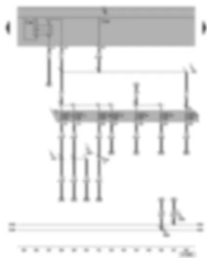 Wiring Diagram  SEAT TOLEDO 2005 - Onboard supply control unit - terminal 15 voltage supply relay 2