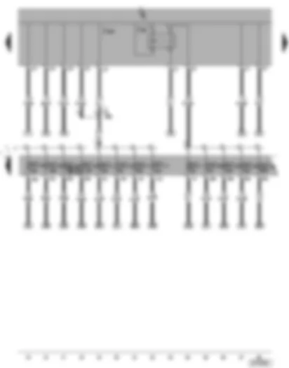 Wiring Diagram  SEAT TOLEDO 2005 - Onboard supply control unit - X-contact relief relay - fuses