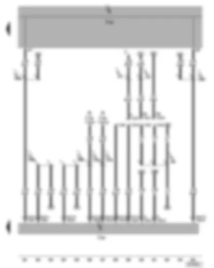 Wiring Diagram  SEAT TOLEDO 2005 - Onboard supply control unit - data bus diagnostic interface - diagnosis connection