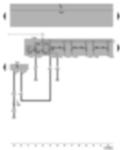 Wiring Diagram  SEAT TOLEDO 2005 - Steering column electronics control unit - secondary air pump relay