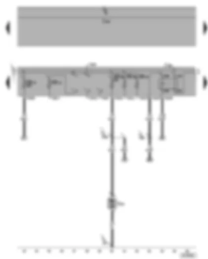 Wiring Diagram  SEAT TOLEDO 2005 - Current supply relay for Simos control unit - secondary air pump motor