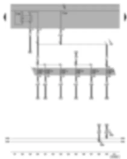 Wiring Diagram  SEAT TOLEDO 2005 - Onboard supply control unit - terminal 15 voltage supply relay 2