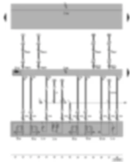 Wiring Diagram  SEAT TOLEDO 2005 - Driver door control unit - driver side window regulator switch - driver side window regulator motor