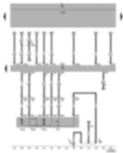 Wiring Diagram  SEAT TOLEDO 2005 - Rear right door contact switch - rear right central locking lock unit - convenience system central control unit - rear right door central locking deadlock function motor - rear right door central locking motor - lock