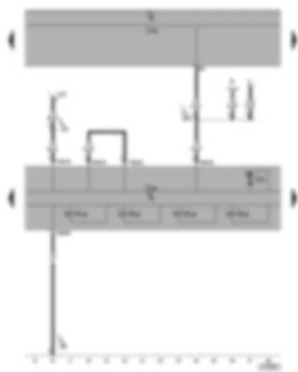 Wiring Diagram  SEAT TOLEDO 2005 - ABS/ABS with EDL control unit - ABS hydraulic pump - rear inlet and outlet valve for ABS - onboard power supply control unit