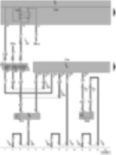Wiring Diagram  SEAT TOLEDO 2005 - High pressure sender - Climatronic control unit - compressor regulating valve - air conditioning system - fuses - onboard power supply control unit