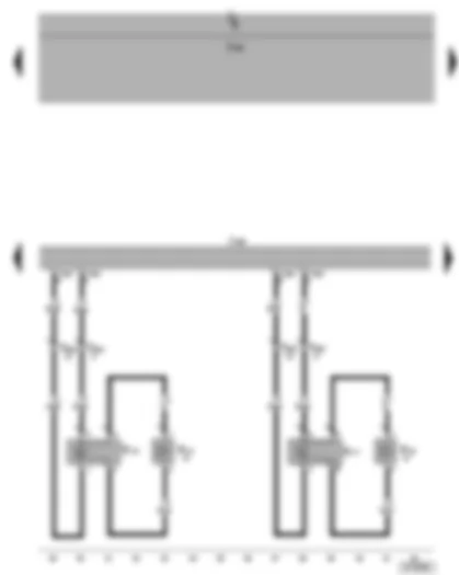 Wiring Diagram  SEAT TOLEDO 2005 - Control unit with display for radio and navigation - rear right bass loudspeaker - rear left treble loudspeaker - rear right bass loudspeaker - rear right treble loudspeaker