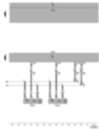 Wiring Diagram  SEAT TOLEDO 2005 - Parking aid control unit - centre rear right parking aid sender - rear right parking aid sender