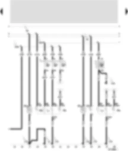 Wiring Diagram  SEAT TOLEDO 1999 - Front left lamps - front right lamps