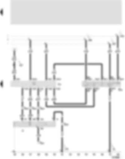 Wiring Diagram  SEAT TOLEDO 2000 - Intermittent wash/wipe relay - intermittent wiper switch - windscreen wiper motor