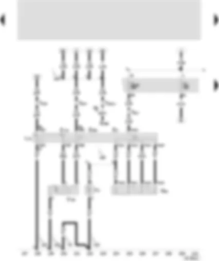 Wiring Diagram  SEAT TOLEDO 2000 - Fresh air blower switch - fresh air and air recirculation switch - fresh air/air recirculation warning lamp - fresh air controls light bulb - sender for oil level/temperature