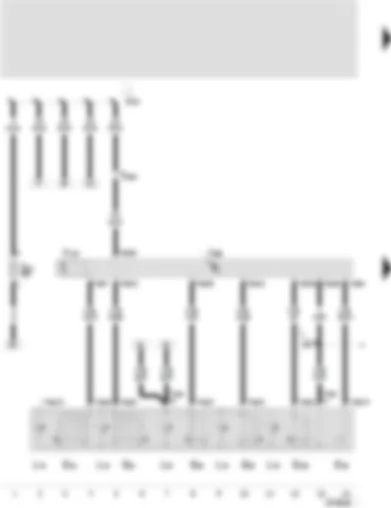 Wiring Diagram  SEAT TOLEDO 2000 - Door control unit driver side - rear electric windows isolation switch - electric window switch front left - interior locking switch driver side