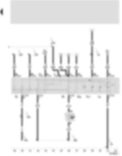 Wiring Diagram  SEAT TOLEDO 2000 - Lighting switch - fog light switch - rear fog light switch - fog light warning lamp - lighting switch light bulb