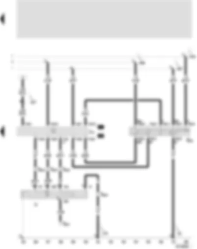 Wiring Diagram  SEAT TOLEDO 2000 - Intermittent wash/wipe relay - intermittent wiper switch - windscreen wiper motor