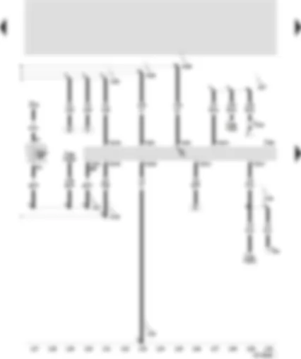 Wiring Diagram  SEAT TOLEDO 2000 - Convenience system central control unit