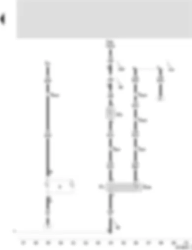 Wiring Diagram  SEAT TOLEDO 2000 - Tailgate/boot lid release switch - luggage compartment light switch - luggage compartment light - number plate light