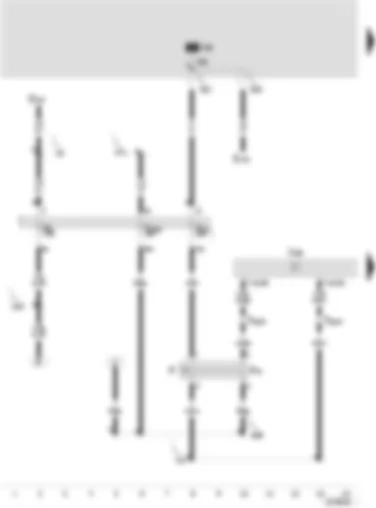 Wiring Diagram  SEAT TOLEDO 2005 - Direct diesel injection control unit - brake light switch - brake pedal switch of the GRA/direct diesel injection system