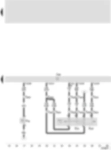 Wiring Diagram  SEAT TOLEDO 2005 - Direct diesel injection control unit - GRA switch - GRA (SET) button - clutch pedal switch