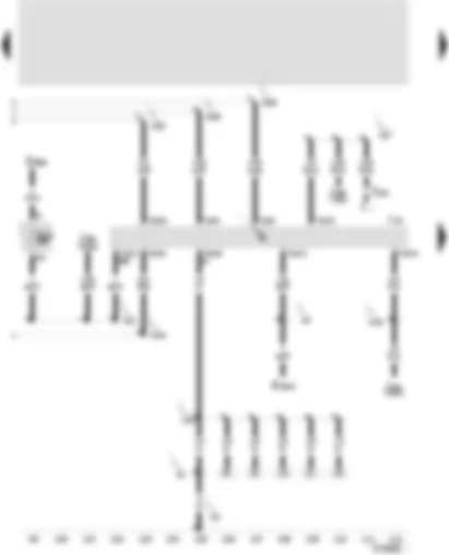 Wiring Diagram  SEAT TOLEDO 2002 - Convenience system central control unit