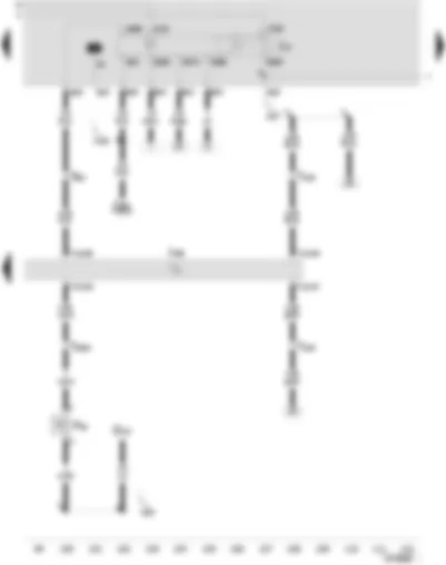 Wiring Diagram  SEAT TOLEDO 2002 - 4LV control unit (injection system) - fuel pump relay - clutch pedal switch